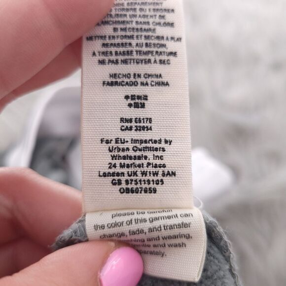 Free People Gray Striped Mini Skirt With Pockets Womens Size Large - Picture 8 of 8